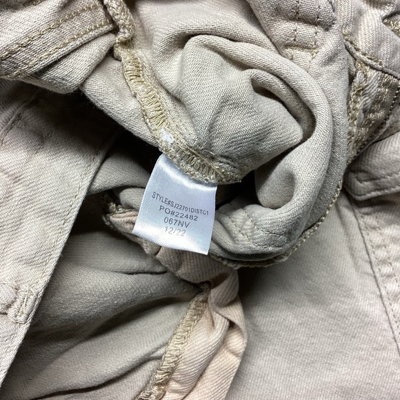 Song Denim Cargo Baggy Straight Leg Tan Jeans 3/26 - Picture 7 of 13